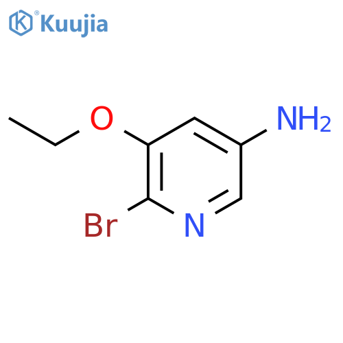 6-Bromo-5-ethoxypyridin-3-amine structure