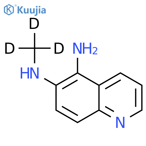 5-Amino-6-(methylamino-d3)quinoline structure