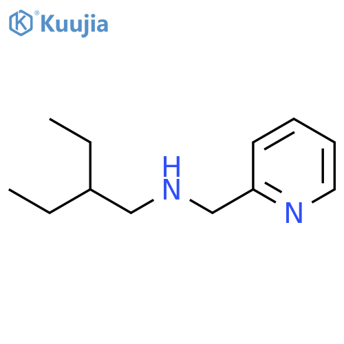 (2-ethylbutyl)[(pyridin-2-yl)methyl]amine structure