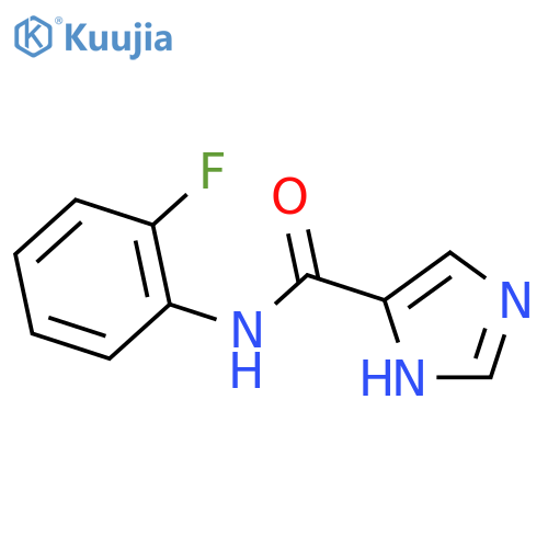 N-(2-fluorophenyl)-1H-Imidazole-5-carboxamide structure