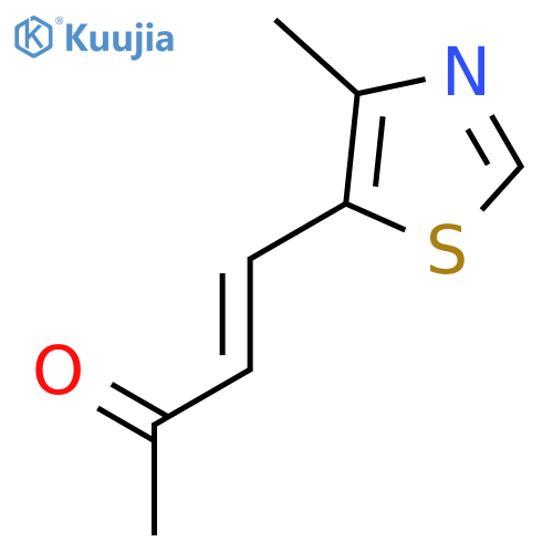 4-(4-methyl-1,3-thiazol-5-yl)but-3-en-2-one structure