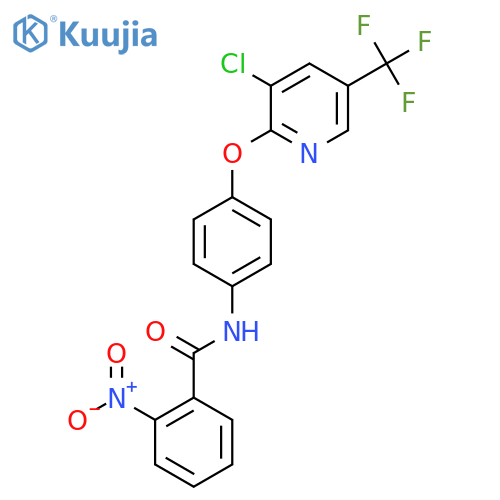 N-(4-{[3-Chloro-5-(trifluoromethyl)pyridin-2-yl]oxy}phenyl)-2-nitrobenzamide structure
