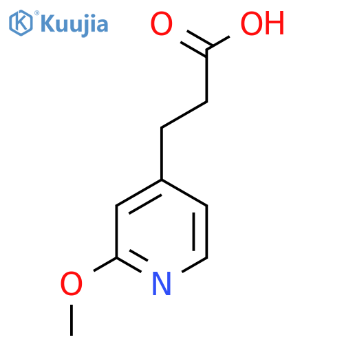 3-(2-methoxypyridin-4-yl)propanoic acid structure