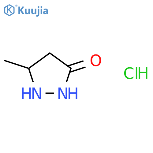 5-Methylpyrazolidin-3-one Hydrochloride structure