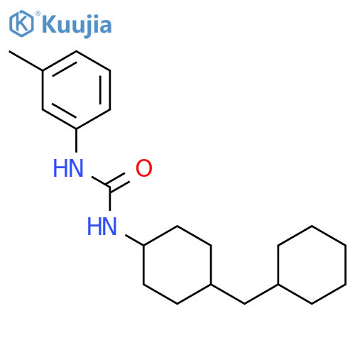 Urea,N-[4-(cyclohexylmethyl)cyclohexyl]-N'-(3-methylphenyl)- structure