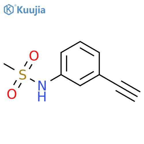 Methanesulfonamide, N-(3-ethynylphenyl)- structure