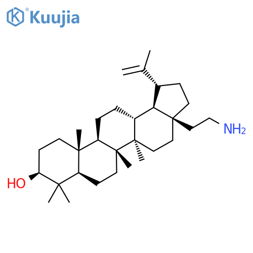 (3beta)-17-(2-Aminoethyl)-28-norlup-20(29)-en-3-ol structure