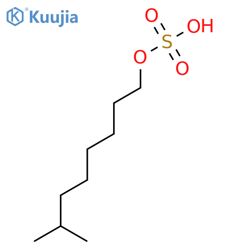 7-Methyl-1-octanol; O-Sulfate structure