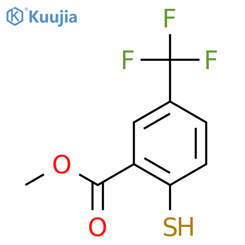Methyl 2-sulfanyl-5-(trifluoromethyl)benzoate structure