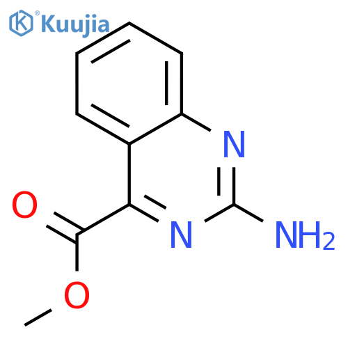 4-Quinazolinecarboxylicacid, 2-amino-, methyl ester structure