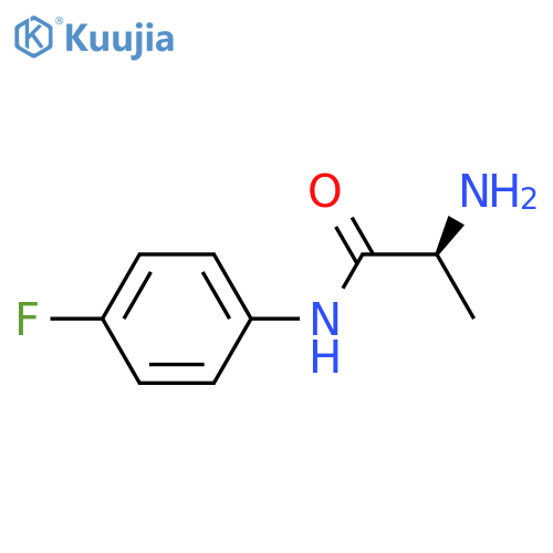 (S)-2-Amino-N-(4-fluoro-phenyl)-propionamide structure