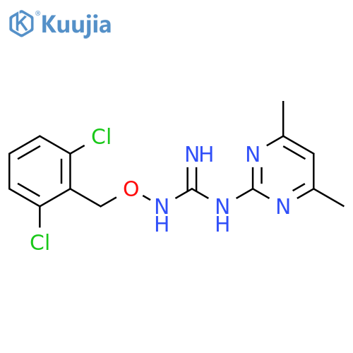 Guanidine,N-[(2,6-dichlorophenyl)methoxy]-N'-(4,6-dimethyl-2-pyrimidinyl)- structure