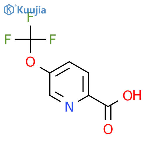 5-(trifluoromethoxy)pyridine-2-carboxylic acid structure