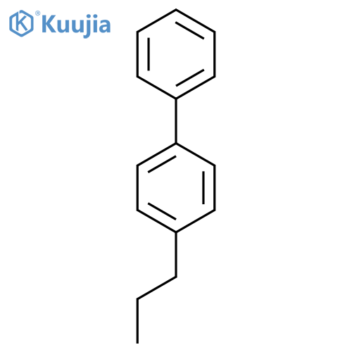4-Propylbiphenyl structure