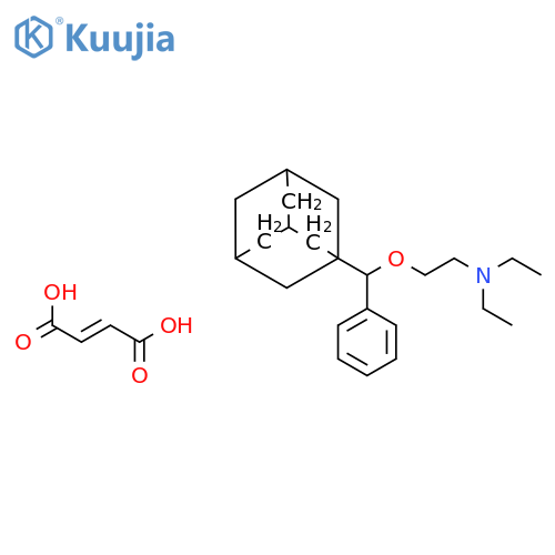 Ethanamine, N,N-diethyl-2-(phenyltricyclo[3.3.1.13,7]dec-1-ylmethoxy)-, (2E)-2-butenedioate structure