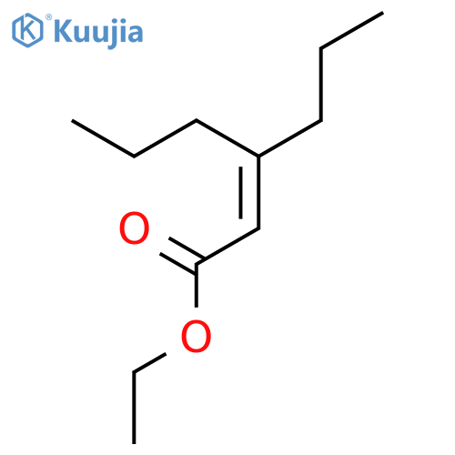 ethyl 3-propylhex-2-enoate structure