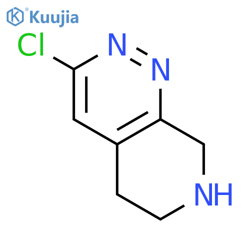 3-chloro-5H,6H,7H,8H-pyrido[3,4-c]pyridazine structure