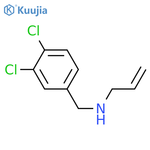 N-[(3,4-dichlorophenyl)methyl]prop-2-en-1-amine structure