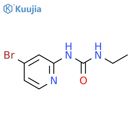 1-(4-Bromopyridin-2-yl)-3-ethylurea structure