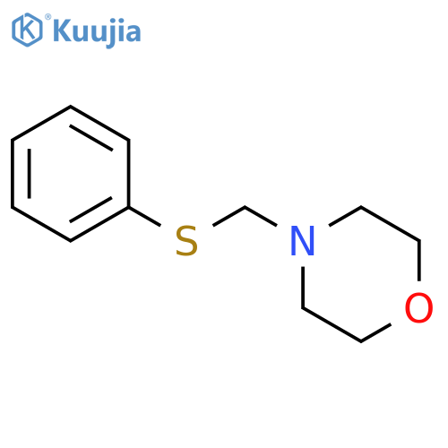 Morpholine, 4-[(phenylthio)methyl]- structure