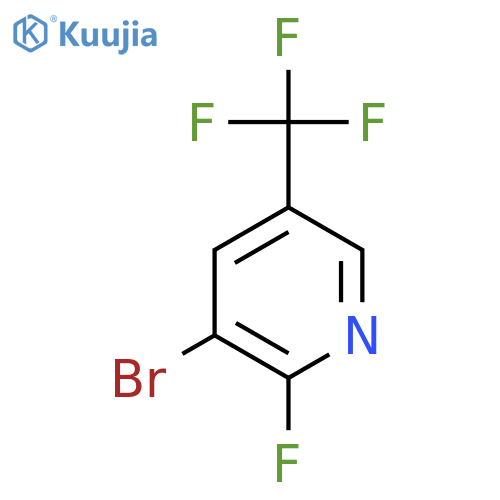 3-Bromo-2-fluoro-5-(trifluoromethyl)pyridine structure