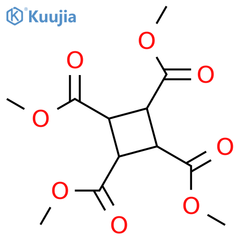 1,2,3,4-Cyclobutanetetracarboxylicacid, tetramethyl ester, (1a,2a,3b,4b)- structure