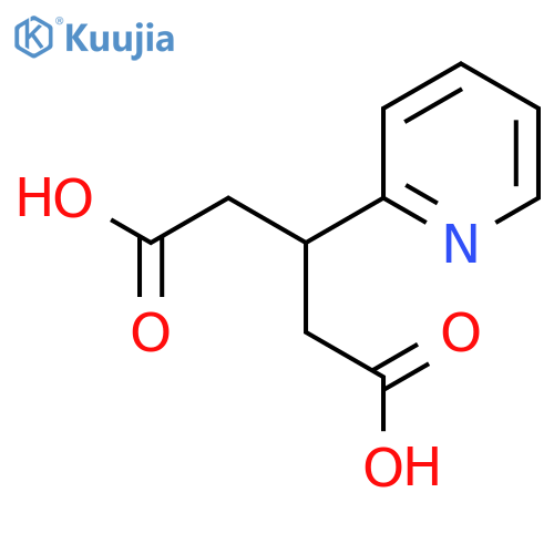 3-(pyridin-2-yl)pentanedioic acid structure