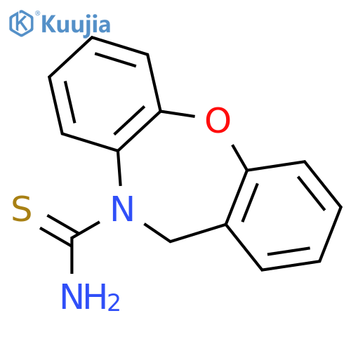 Dibenz[b,f][1,4]oxazepine-10(11H)-carbothioamide structure