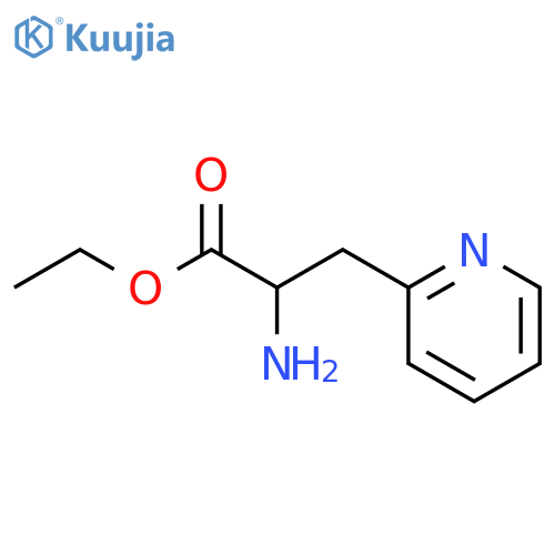 ethyl 2-amino-3-(2-pyridyl)propanoate structure