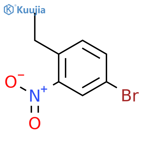 Benzene, 4-bromo-1-ethyl-2-nitro- structure
