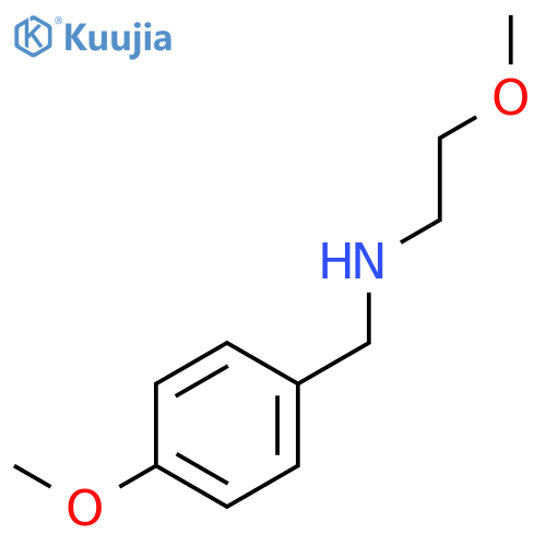 (2-Methoxyethyl)(4-methoxyphenyl)methylamine structure