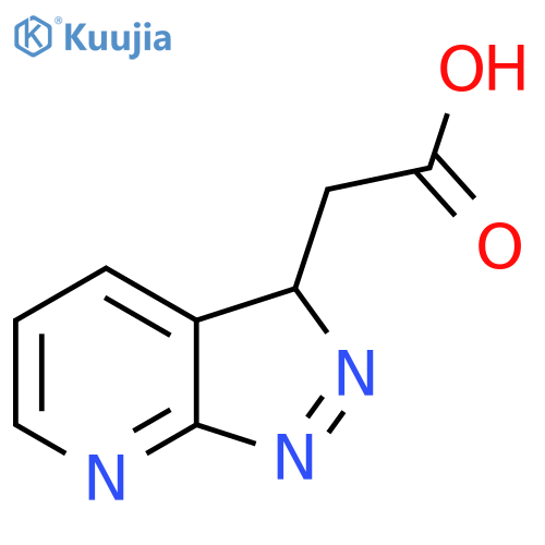 3h-Pyrazolo[3,4-b]pyridine-3-acetic acid structure