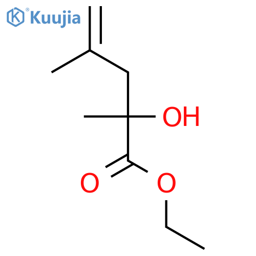 4-Pentenoic acid, 2-hydroxy-2,4-dimethyl-, ethyl ester structure