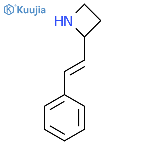 2-(2-phenylethenyl)azetidine structure