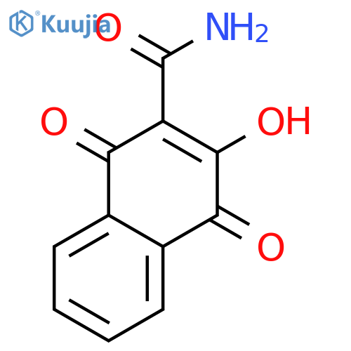 2-Carbamoyl-3-hydroxy-1,4-naphthoquinone structure