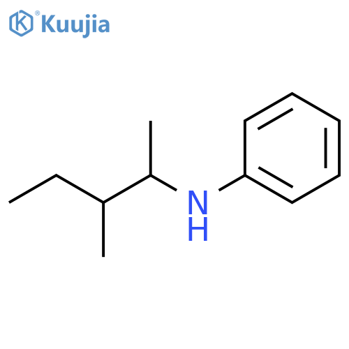 N-(3-methylpentan-2-yl)aniline structure