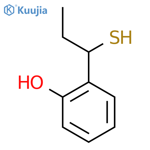 2-(1-sulfanylpropyl)phenol structure