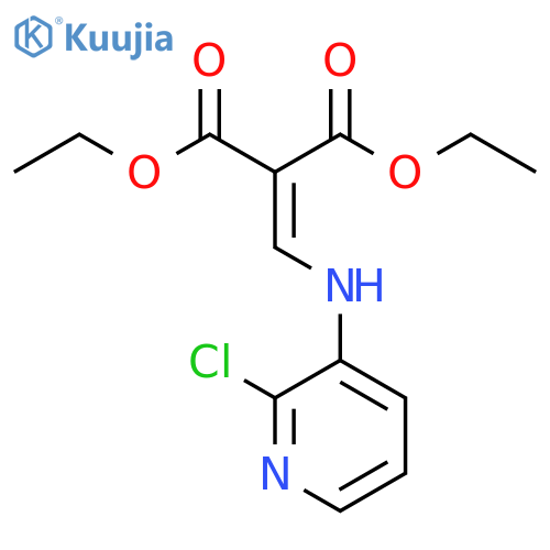 diethyl 2-(((2-chloropyridin-3-yl)amino)methylene)malonate structure