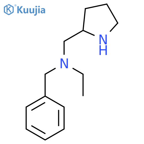 Benzyl-ethyl-pyrrolidin-2-ylmethyl-amine structure