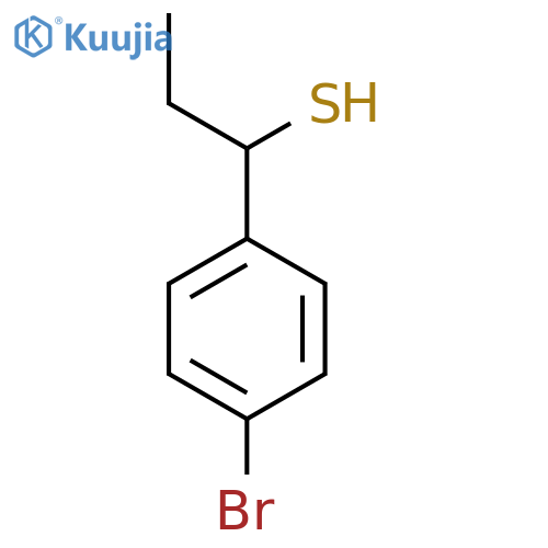 1-(4-Bromophenyl)propane-1-thiol structure