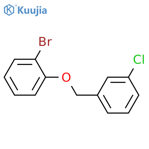 1-bromo-2-[(3-chlorophenyl)methoxy]benzene structure