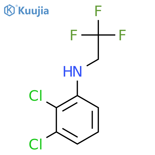 2,3-dichloro-N-(2,2,2-trifluoroethyl)aniline structure