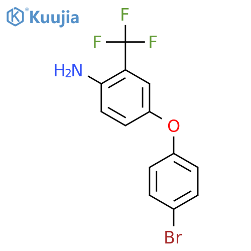 4-(4-Bromophenoxy)-2-(trifluoromethyl)aniline structure