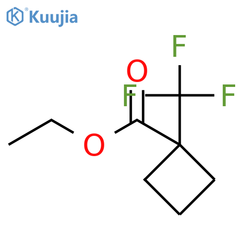 1-(Trifluoromethyl)cyclobutanecarboxylic Acid Ethyl Ester structure