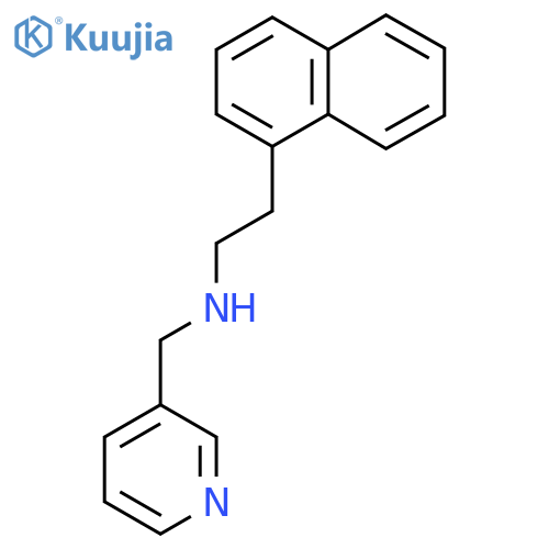 2-(1-Naphthyl)-N-(3-pyridinylmethyl)-1-ethanamine structure