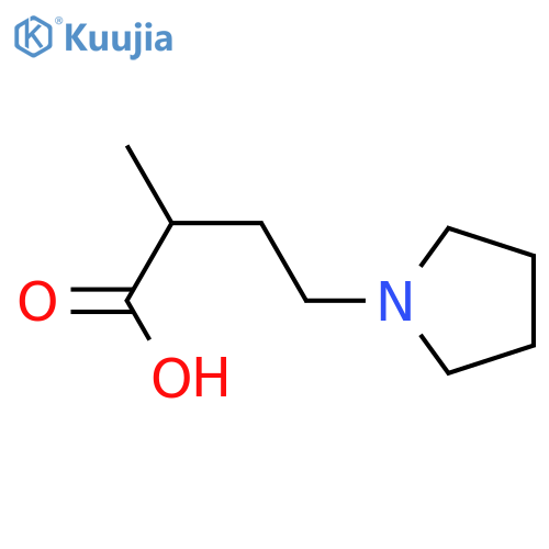 a-Methyl-1-Pyrrolidinebutanoic acid structure