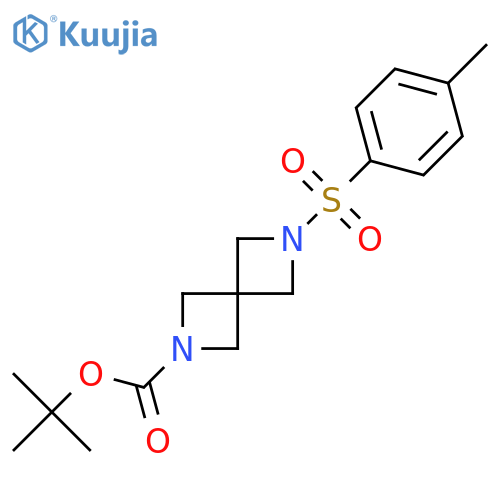 tert-butyl 6-tosyl-2,6-diazaspiro[3.3]heptane-2-carboxylate structure