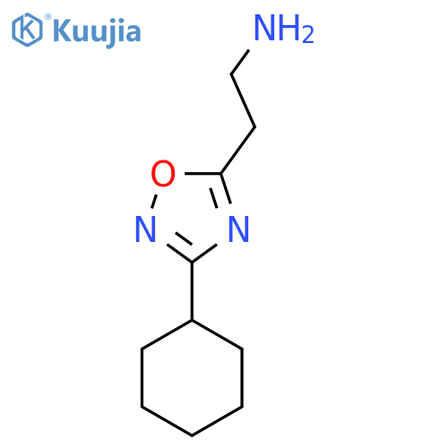 2-(3-Cyclohexyl-1,2,4-oxadiazol-5-YL)ethan-1-amine structure
