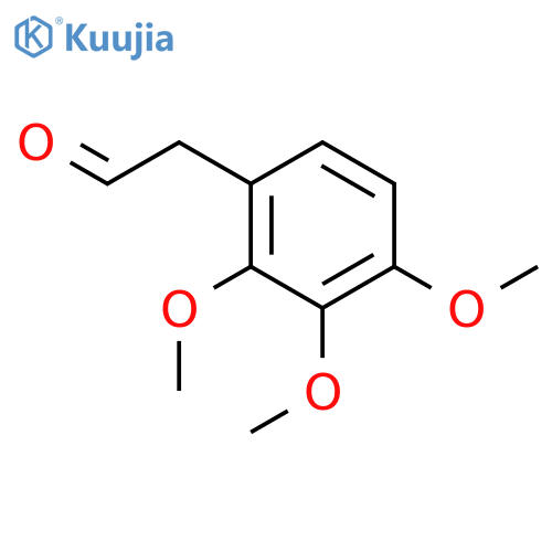2-(2,3,4-Trimethoxyphenyl)acetaldehyde structure