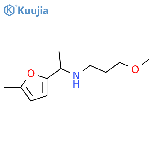 (3-methoxypropyl)1-(5-methylfuran-2-yl)ethylamine structure